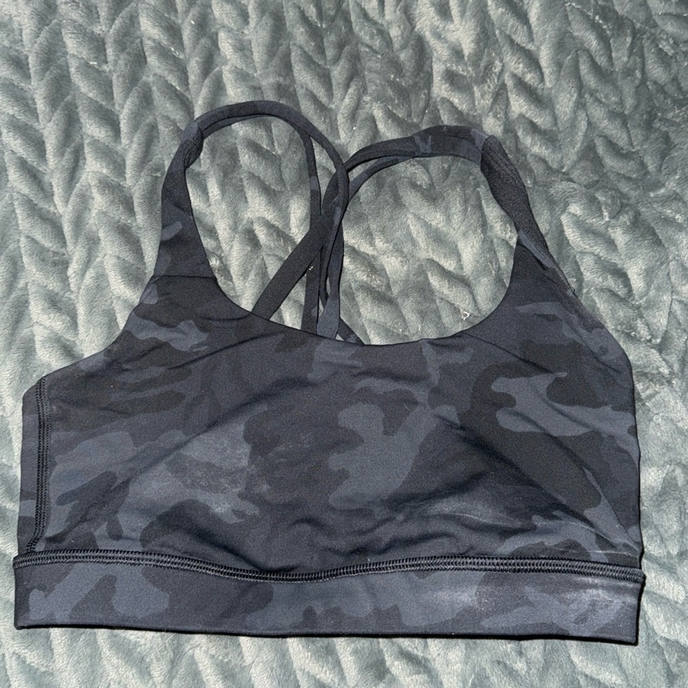 Lululemon camo sports bra